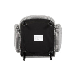 English Elm Modern boucle armchair with high-density foam cushion, solid wood legs, 500lb capacity, cozy reading seat Dark Gray W395P376572