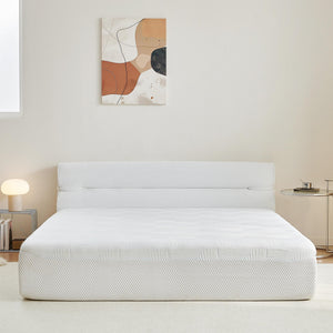 English Elm All In One Queen Mattress & Bed Frame - 15-Inch Cooling Mattress-In-A-Box For Small Spaces & Comfort W1359P364812