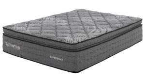 English Elm Supernova- King Hybrid Mattress Gel Memory Foam Pocketed Coils Plush Sleep Support B342P315706