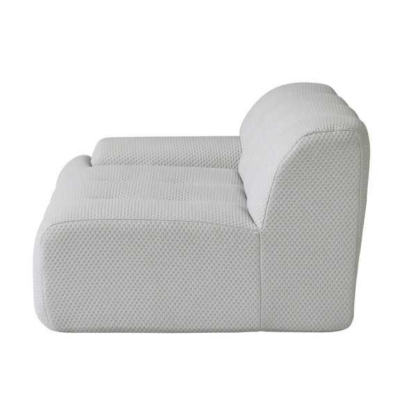 English Elm Bubble Sectional Sofa Comfort - 3D-Knitted Two-Seater Loveseat In Versatile Grey For Modern Spaces B341S00009