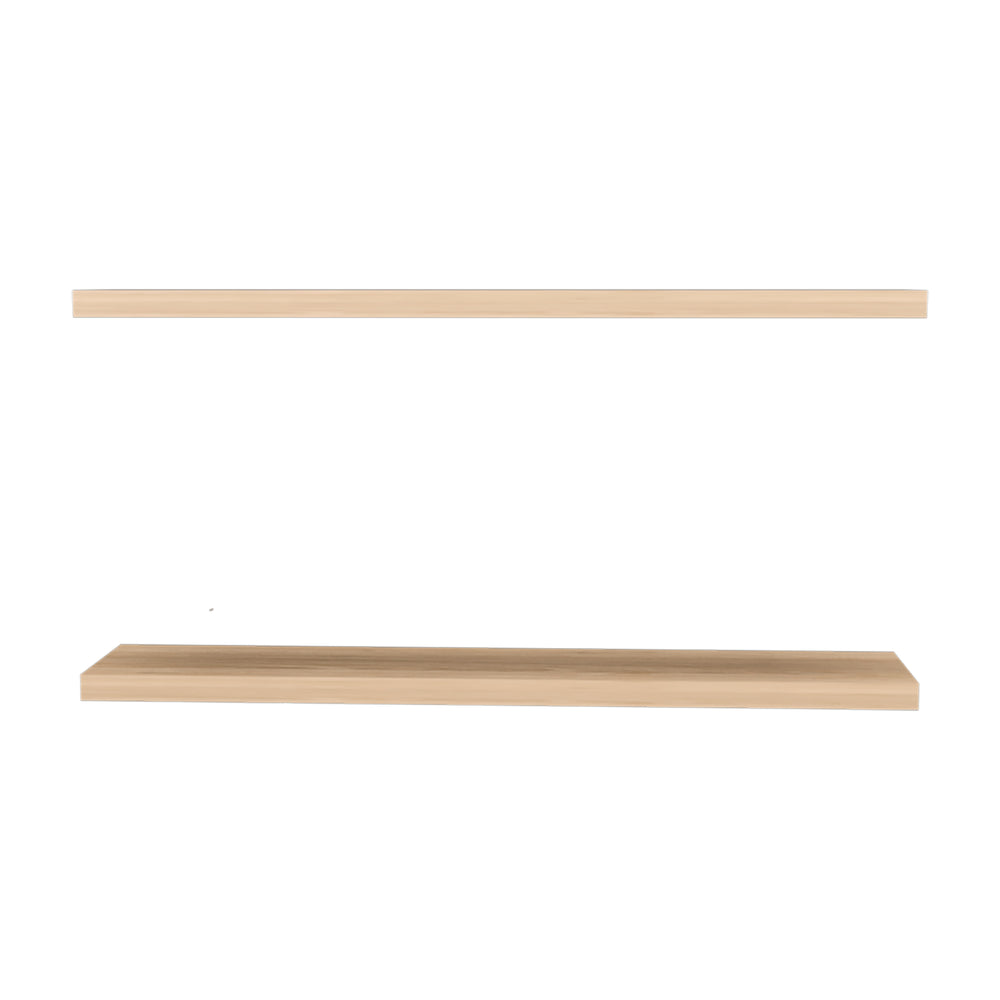 English Elm Greer Floating Shelf Set Of 2 In Light Pine - Modern, Space-Saving Design For Stylish Décor Display B128P245002