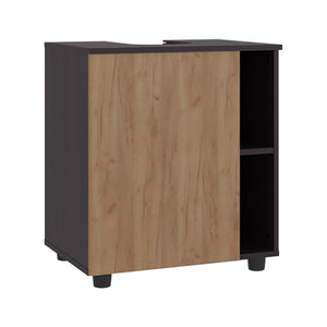 English Elm Pascuale Compact Under-Sink Cabinet with Cut-Out Back, Double Doors & Side Shelves for Small Baths B200P368126