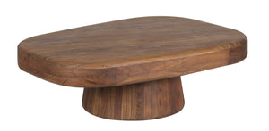 Porter Designs Porter Ekta Solid Acacia Wood Coffee Table - Modern Design With Natural Charm & Unique Grain Brown Wood 05-108-01c-1810-kit