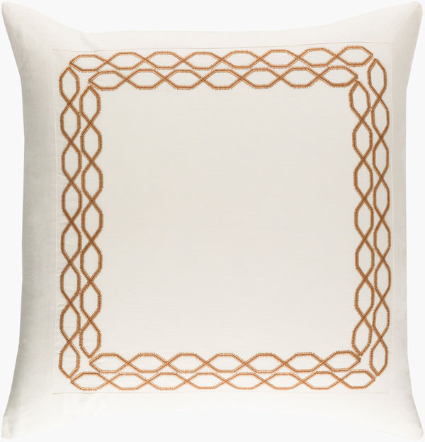 Surya Afia 8" X 8" Luxurious Bedding Swatch - Traditional Elegance In Cotton & Linen, Machine Washable Comfort Ivory Linen,Cotton,Linen,Cotton Afi2000-sw