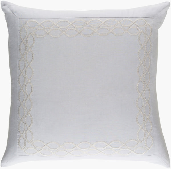 Surya Afia 26"W X 26"L Traditional Cotton-linen Sham - Luxurious, Easy Care, And Stylish Home Accessory Lavender Linen,Cotton,Linen,Cotton Afi2002-es