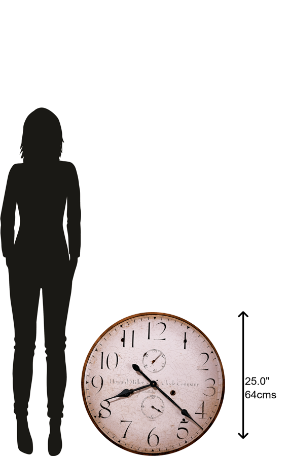 Hekman Furniture 620315 Large Howard Miller Wall Clock - Antique Design With Quartz Movement For Timeless Elegance  Original Iv Wall Clock 620315