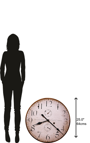 Hekman Furniture 620315 Large Howard Miller Wall Clock - Antique Design With Quartz Movement For Timeless Elegance  Original Iv Wall Clock 620315