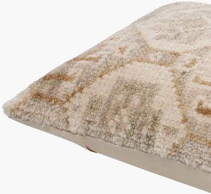 Surya Affleck Accent Pillow - Luxurious 18"L X 18"W Wool & Cotton Blend For Elegant Home Decor Upgrade Beige Wool,Cotton Afl001-2222d