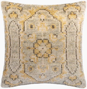 Surya Affleck Accent Pillow - Luxurious 18"L X 18"W Wool & Cotton Blend For Elegant Home Decor Upgrade Sage Wool,Cotton Afl002-1818