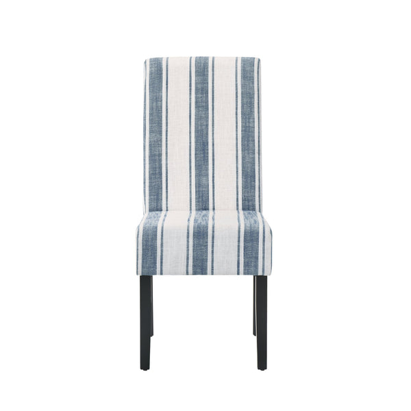 English Elm Christopher Knight Home® - DINING Chair with Plush Fabric Upholstery, Rubberwood Legs, Contemporary Minimalist Comfort and Style Blue 60162.00DBLULNN