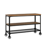 Delano Industrial Modern Rustic TV Stand Console Table