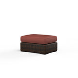 Montecito Ottoman in Canvas Henna w/ Self Welt SW2501-OTT-5407 Sunset West