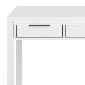 English Elm Hollander White Desk - Handcrafted, Spacious Work Surface With Smart Storage For Home & Office Use B136P158689