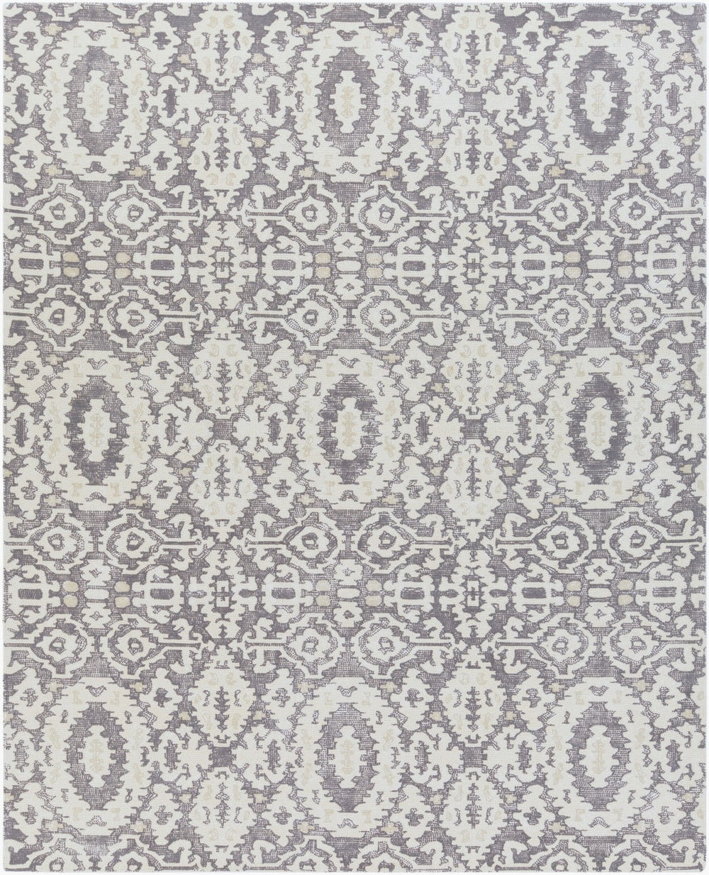 Surya Antigua Handmade Rug 2' X 3' – Elegant Global Design, Soft Wool, Low Pile, Perfect For Any Room! Charcoal Wool Aga1012-23