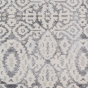 Surya Antigua Handmade Rug 2' X 3' – Elegant Global Design, Soft Wool, Low Pile, Perfect For Any Room! Charcoal Wool Aga1012-23