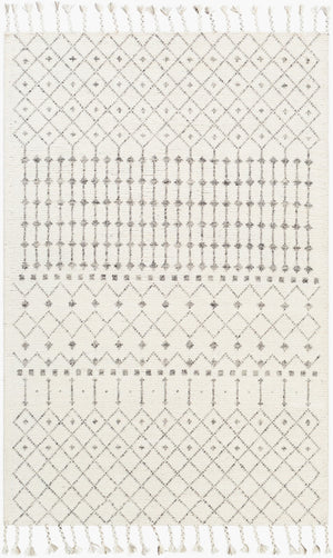 Surya Agadir 2' X 3' Handmade Nz Wool Rug - Elegant Global Design, Durable & Charming For Any Room! Beige Nz Wool Agd1000-23