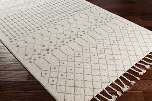 Surya Agadir 2' X 3' Handmade Nz Wool Rug - Elegant Global Design, Durable & Charming For Any Room! Beige Nz Wool Agd1000-23