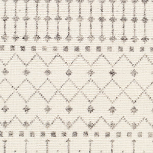 Surya Agadir 2' X 3' Handmade Nz Wool Rug - Elegant Global Design, Durable & Charming For Any Room! Beige Nz Wool Agd1000-23