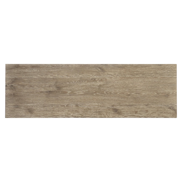 Bernhardt Bernhardt Tribeca Console Table — Wire‑Brushed Aurum Oak Top & Sculptural Barlow Steel Legs, 54" 333911