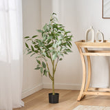 Christopher Knight Home® - Noble House - Parkey 4' X 1.8' Artificial Eucalyptus Leaf Tree, Green