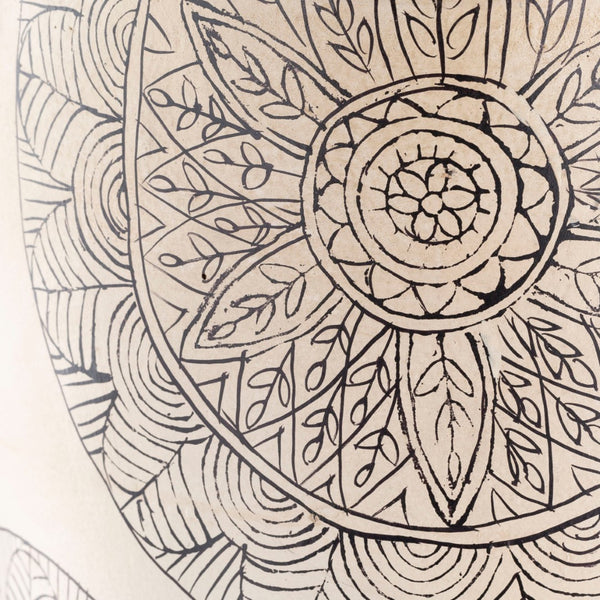 Surya Argil 13"H Terracotta Planter - Elegant Global Inspired Design For Eclectic Home Décor Charm! White Terracotta Agi-002