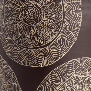 Surya Argil 13"H Terracotta Planter - Elegant Global Inspired Design For Eclectic Home Décor Charm! Black Terracotta Agi-005