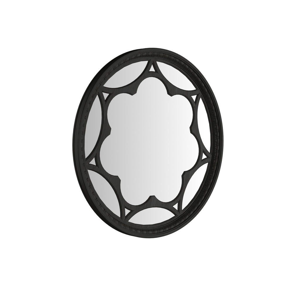 Atrium Round Mirror - Elegant Cathedral-Inspired Design with Graceful Arches and Timeless Details