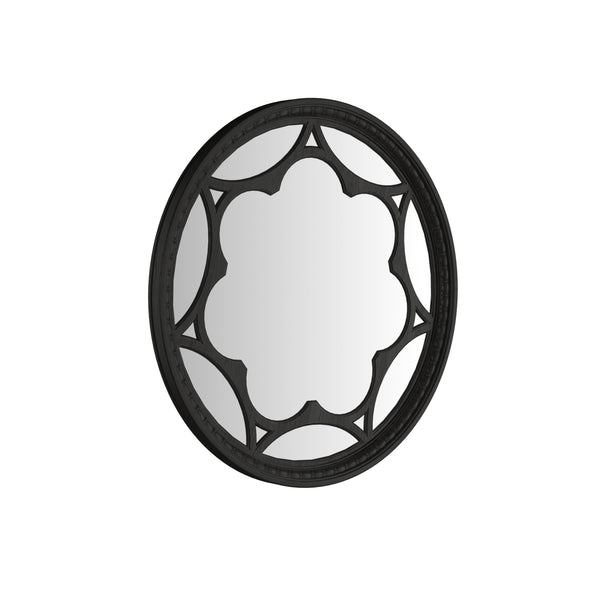 Atrium Round Mirror - Elegant Cathedral-Inspired Design with Graceful Arches and Timeless Details
