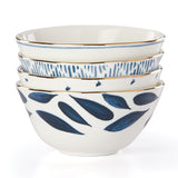 Lenox Blue Bay 4-piece Dessert Bowl Set Blue, WHITE PORCELAIN 890196