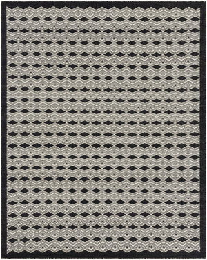 Surya Agostina 8' X 10' Handmade Wool Rug - Global Inspired Design For Elegant Home Décor & Durability Black Wool Ago1001-810