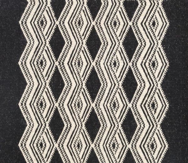Surya Agostina 8' X 10' Handmade Wool Rug - Global Inspired Design For Elegant Home Décor & Durability Black Wool Ago1001-810