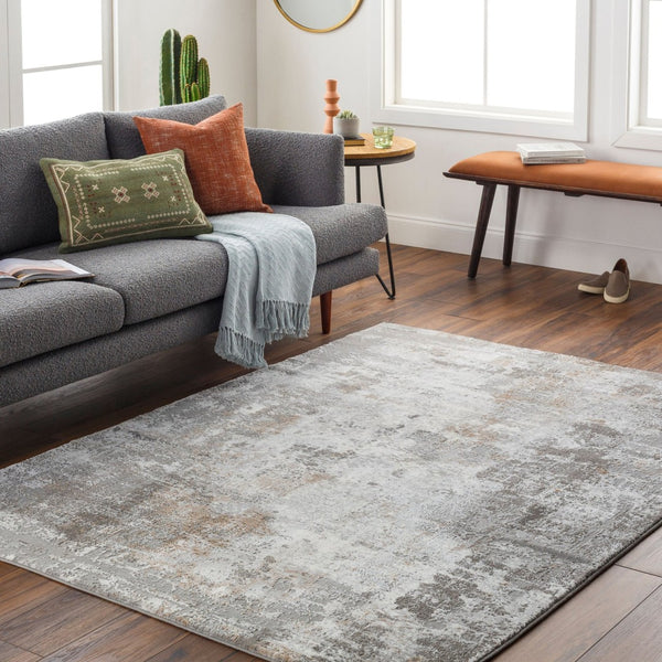 Livabliss Allegro Plus Machine Woven Polyester Area Rug Contemporary Pattern for Large Living Spaces Ivory, Medium G 9'2" x 12' AGP2301-9212