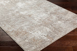 Allegro Plus AGP-2302 9'2" x 12' Machine Woven Rug AGP2302-9212  Ivory, Light Gray, Medium Gray, Amber Surya