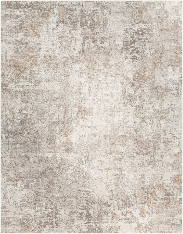 Livabliss Allegro Plus Contemporary Polyester Area Rug Woven in Turkey for Large Living Spaces Ivory, Light Gr 7'10" x 10'2" AGP2302-710103