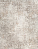 Allegro Plus AGP-2302 7'10" x 10'2" Machine Woven Rug AGP2302-710103  Ivory, Light Gray, Medium Gray, Amber Surya