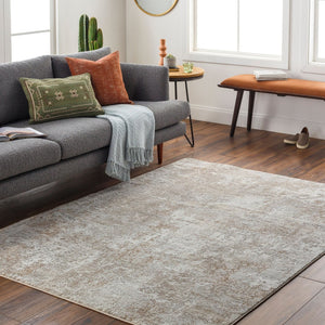Livabliss Allegro Plus Contemporary Polyester Area Rug Woven in Turkey for Large Living Spaces Ivory, Light Gr 10' x 14' AGP2302-1014