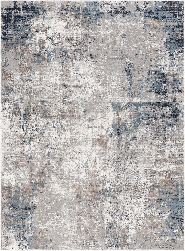 Livabliss Allegro Plus Turkish Machine Woven Polyester Area Rug for Large Living Spaces Ivory, Medium G 5'3" x 7'3" AGP2303-5373