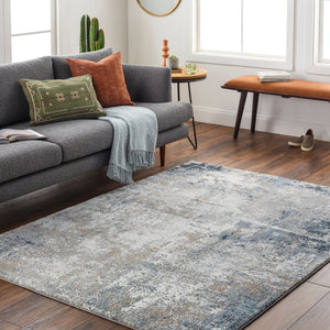 Livabliss Allegro Plus Turkish Machine Woven Polyester Area Rug for Large Living Spaces Ivory, Medium G 5'3" x 7'3" AGP2303-5373