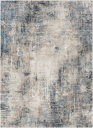 Livabliss Allegro Geometric Machine Woven Polyester Area Rug for Modern Living and Dining Spaces Light Gray, Med 5'3" x 7'3" AGP2306-5373