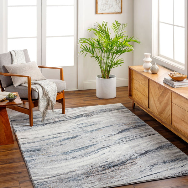 Livabliss Allegro Plus Geometric Polyester Area Rug Machine Woven in Turkey for Modern Living Rooms Ivory, Medium G 9'2" x 12' AGP2308-9212