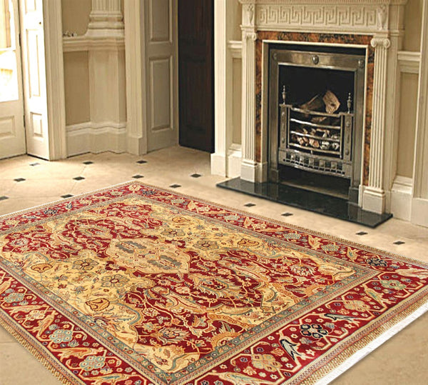 Pasargad Home Crown Jewel Collection Hand-knotted Wool Rug – Timeless Elegance For Any Space   Ph-128 8x10