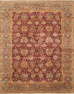Pasargad Home Crown Jewel Agra Collection Hand-knotted Wool Area Rug - Timeless Elegance For Any Space   Ph-231 12x16