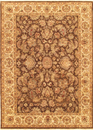 Pasargad Home Crown Jewel Agra Collection Hand-knotted Wool Area Rug - Timeless Elegance For Any Space   Pspt-005 9x12