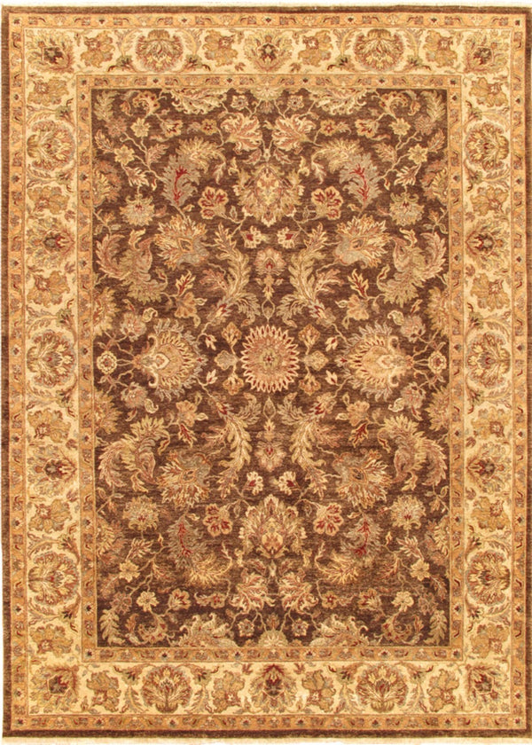Pasargad Home Crown Jewel Agra Collection Hand-knotted Wool Area Rug - Timeless Elegance For Any Space   Pspt-005 9x12