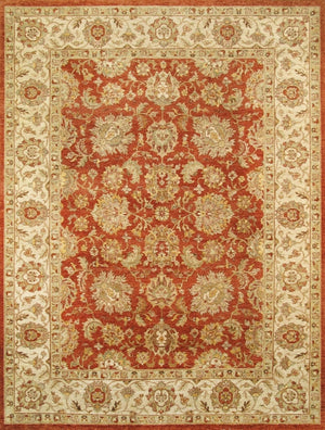 Pasargad Home Crown Jewel Agra Collection Hand-knotted Wool Area Rug - Timeless Elegance For Any Space   Pspt-008 8x10