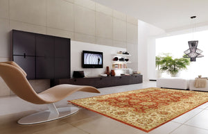 Pasargad Home Crown Jewel Agra Collection Hand-knotted Wool Area Rug - Timeless Elegance For Any Space   Pspt-008 8x10