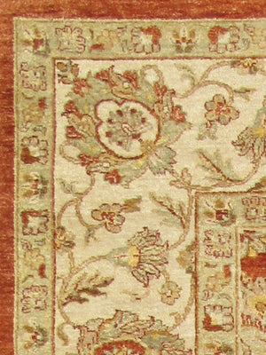 Pasargad Home Crown Jewel Agra Collection Hand-knotted Wool Area Rug - Timeless Elegance For Any Space   Pspt-008 8x10