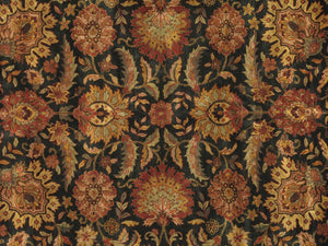 Pasargad Home Mogul Art Agra Hand-knotted Wool Area Rug In Elegant Red Floral Design For Indoors   024478