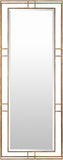 Alpenglow AGW-001 60"H x 24"W x 3"D Full Length Mirror AGW001-6024  Frame: Gold Surya