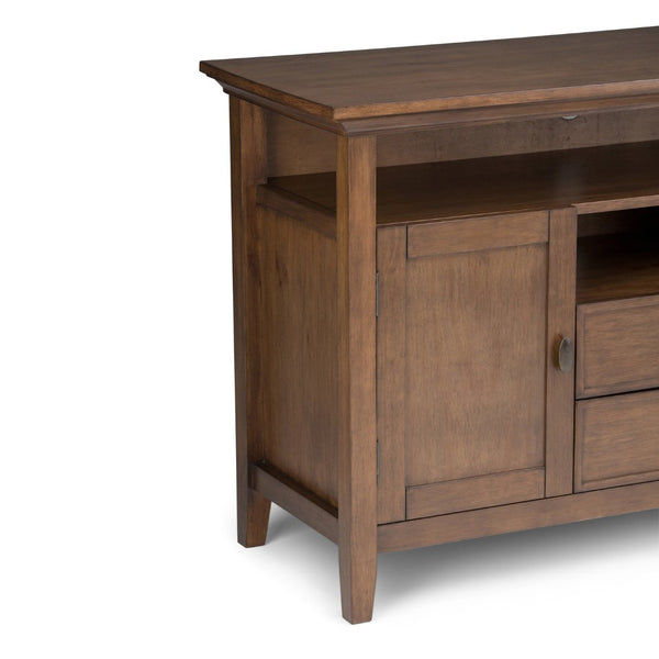 English Elm Redmond Tall Tv Media Stand - Handcrafted Rustic Solid Wood With Storage For Tvs Up To 60" B136P158105-GIGA